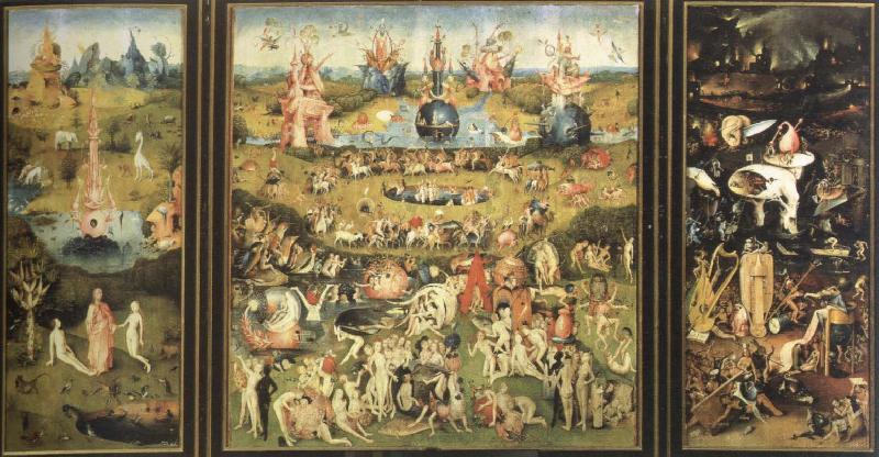 Hieronymus Bosch garden of earthly delights France oil painting art